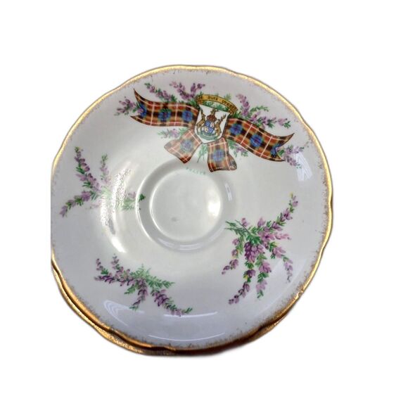 5 Royal Stafford Tartan Series various clans 5.5" saucers no cups England - Picture 1 of 6